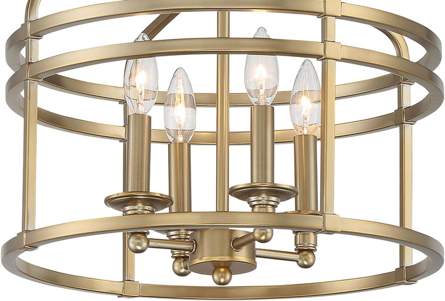 Minka Lavery - Covent Park - 4 Light Semi-Flush Mount - 14.5 inches tall by 16