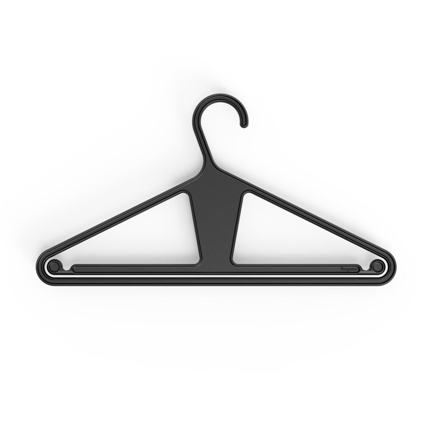 Kangaroo™ 100% Recycled High-Strength Clothing Hanger, Pants, Shirt, Jacket - Patented (Pinkity 30-Pack)