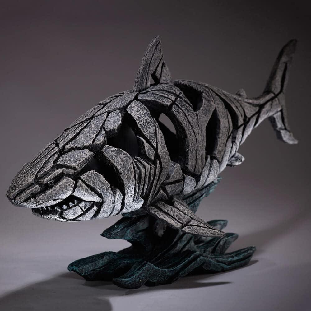 Edge Sculpture Shark Figure 12.2in H