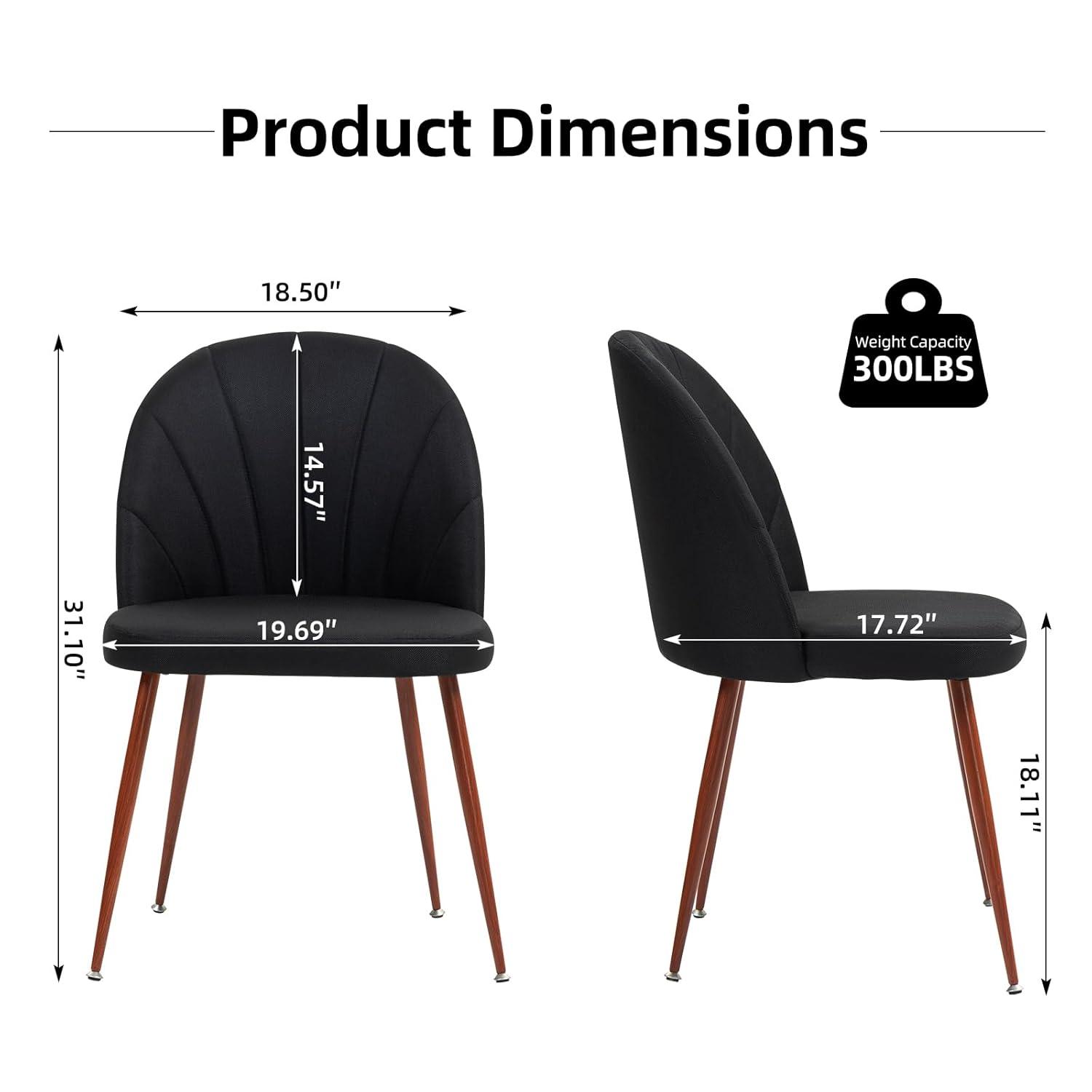 Everly Quinn Velvet Upholstered Stacking Side Chair (Set of 4)