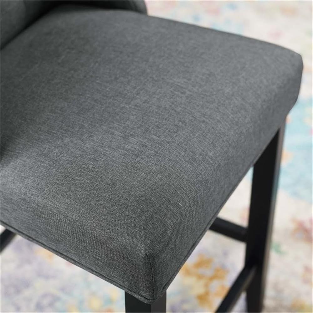 Modway Baronet Tufted Button Upholstered Fabric Stool