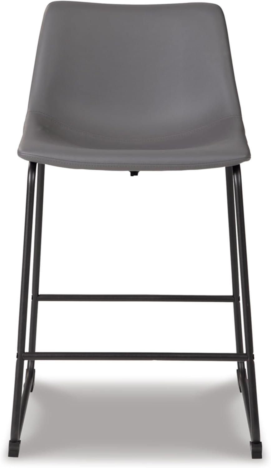 Ashtin Upholstered Counter Stool with Metal Frame