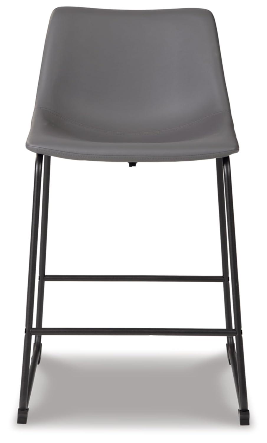 Ashtin Upholstered Counter Stool with Metal Frame