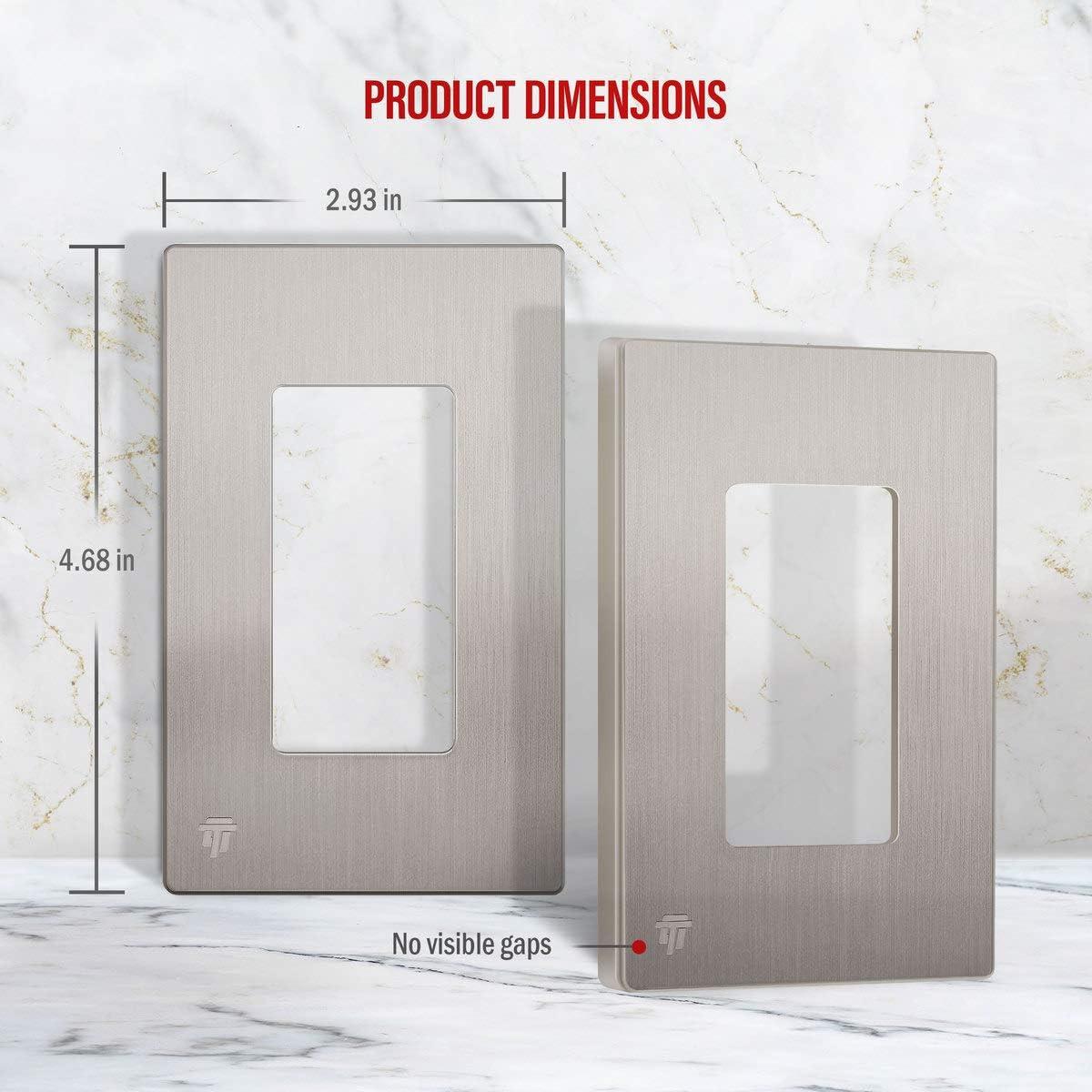 Enerlites No Subject 1 - Gang Rocker Standard Wall Plate
