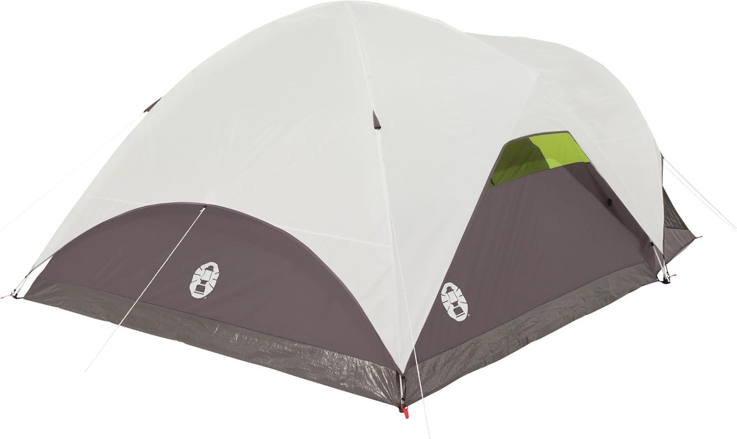 Coleman 6-Person Steel Creek™ Fast Pitch™ Dome Camping Tent with Screen Room, Green
