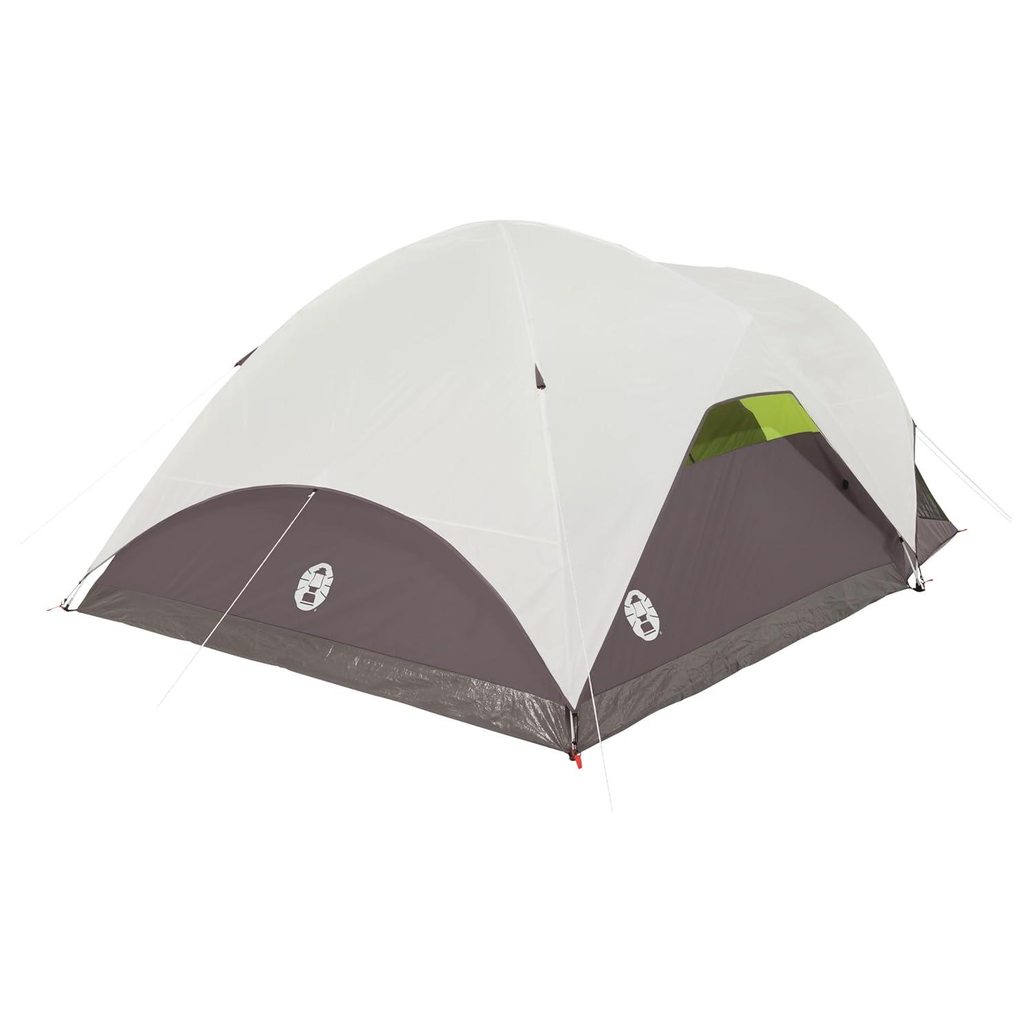 Coleman 6-Person Steel Creek™ Fast Pitch™ Dome Camping Tent with Screen Room, Green