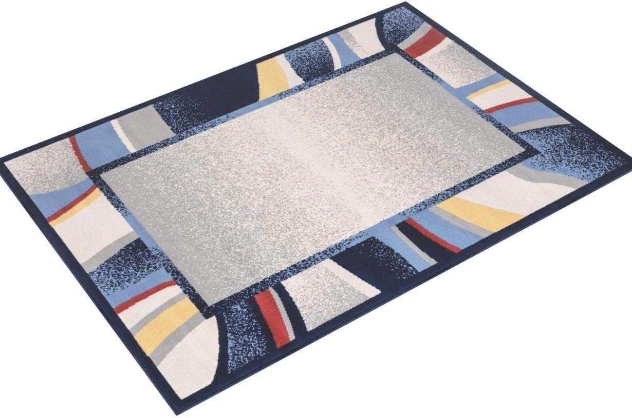 Home Dynamix Premium Rizzy Contemporary Abstract Border Area Rug