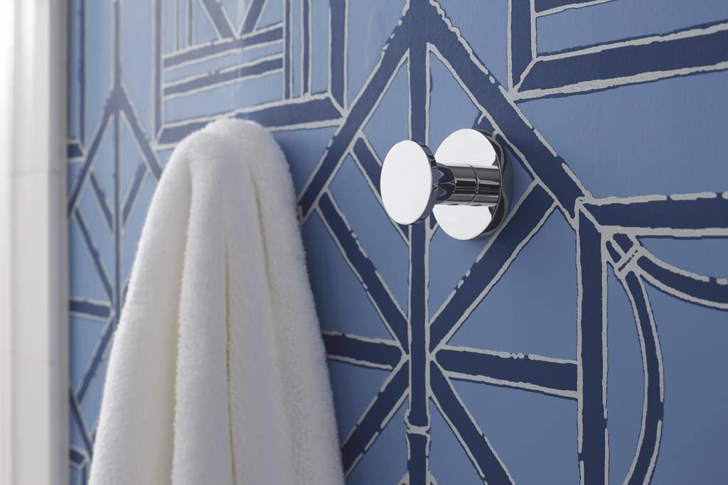 Purist® Wall Mounted Round Bathroom Robe Hook, Towel Hook, Clothing Hook