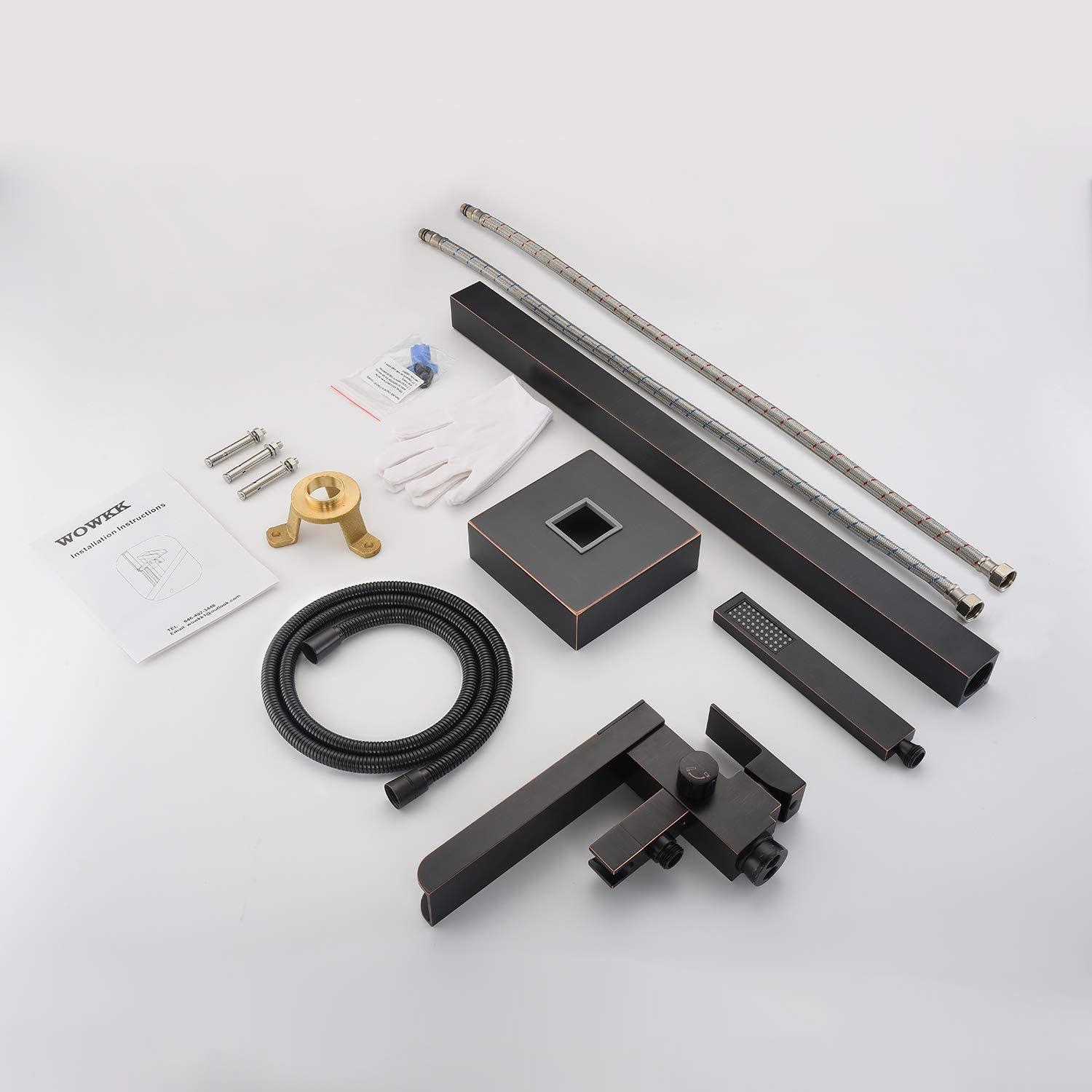 Bathroom Freestanding Tub Filler with Diverter