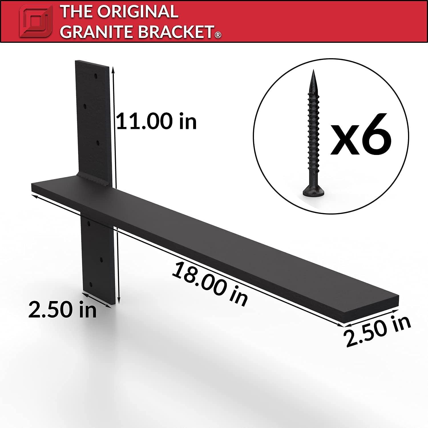 The Original Granite Bracket The Original™ Free Hanging Shelf Universal Standard Bracket