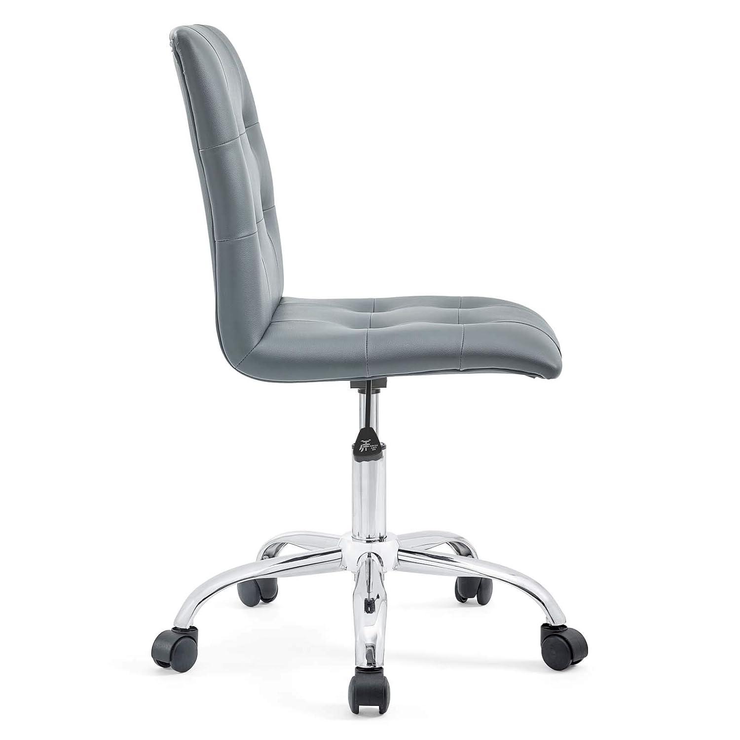 Modway Prim Armless Mid Back Office Chair