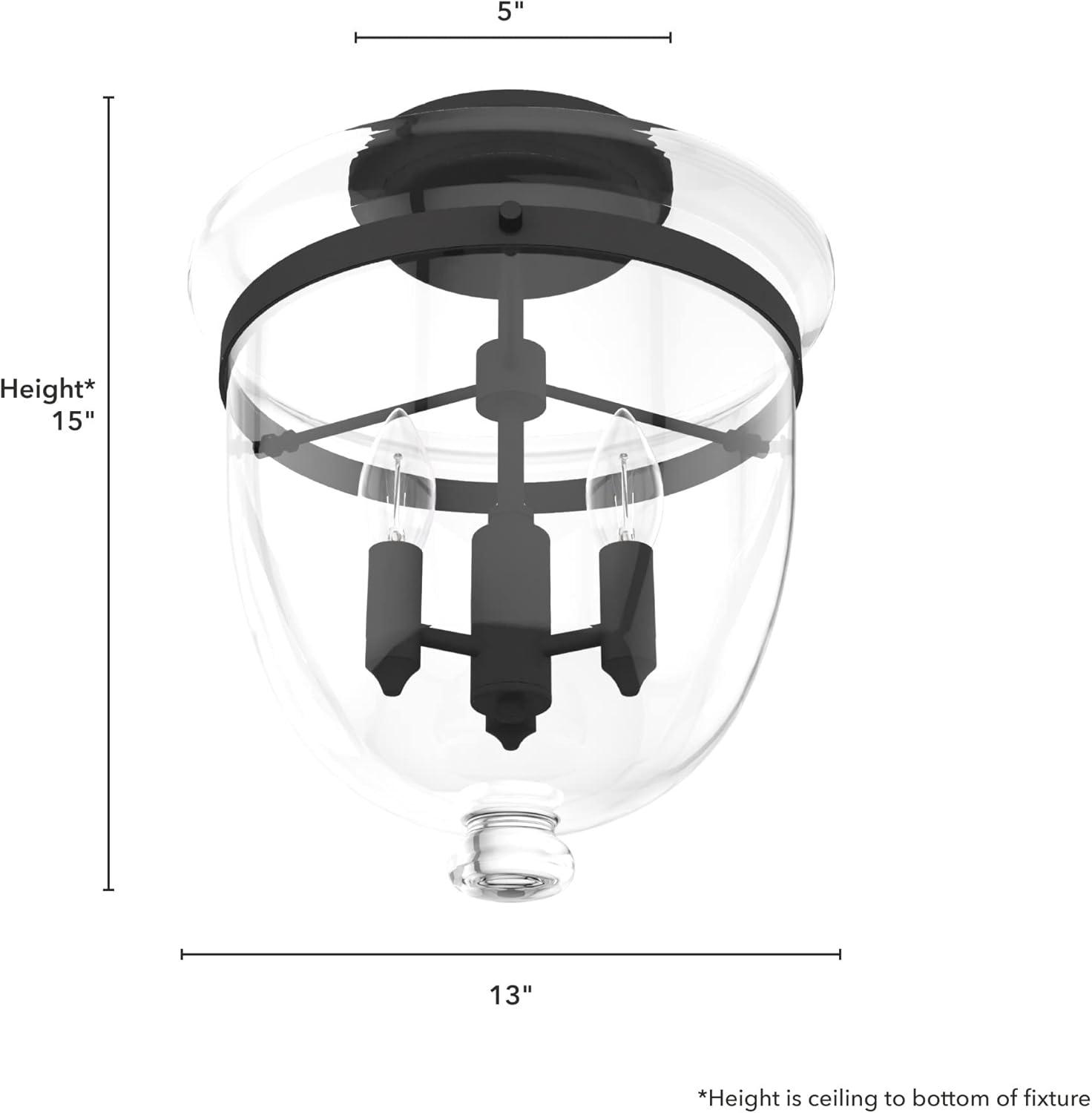 Belltown 3 - Light 13'' Unique/Statement Urn Semi Flush Mount