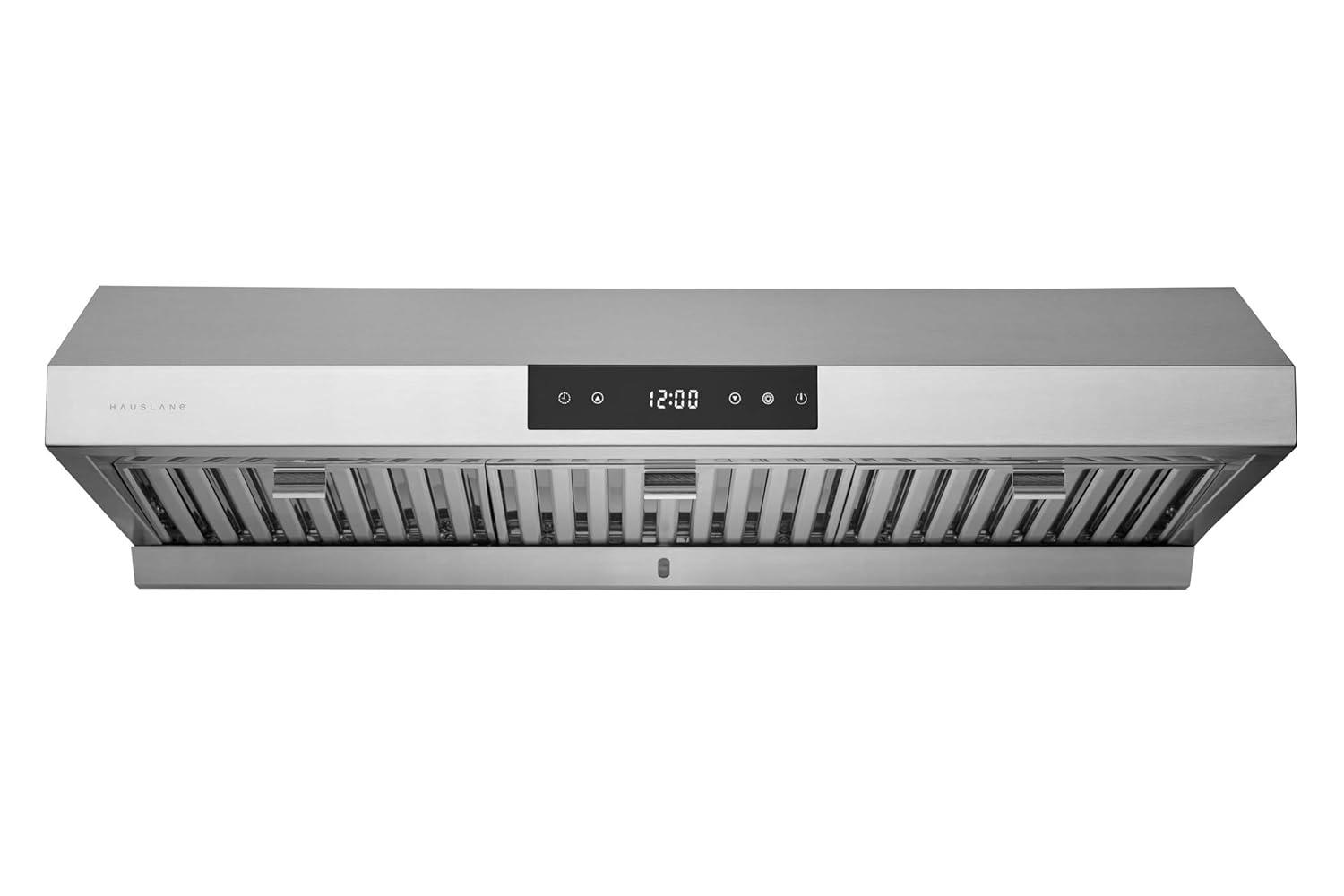 Hauslane Hauslane Range Hood 30 Inch - Under Cabinet Range Hood 30" Stainless Steel Kitchen Hood, Vent Hood 30 Inches, Stove Vent Hood for Kitchen, Vent Hoods 30 Inch with LED - Chef Series PS18 XJ-TLKX-SFBU