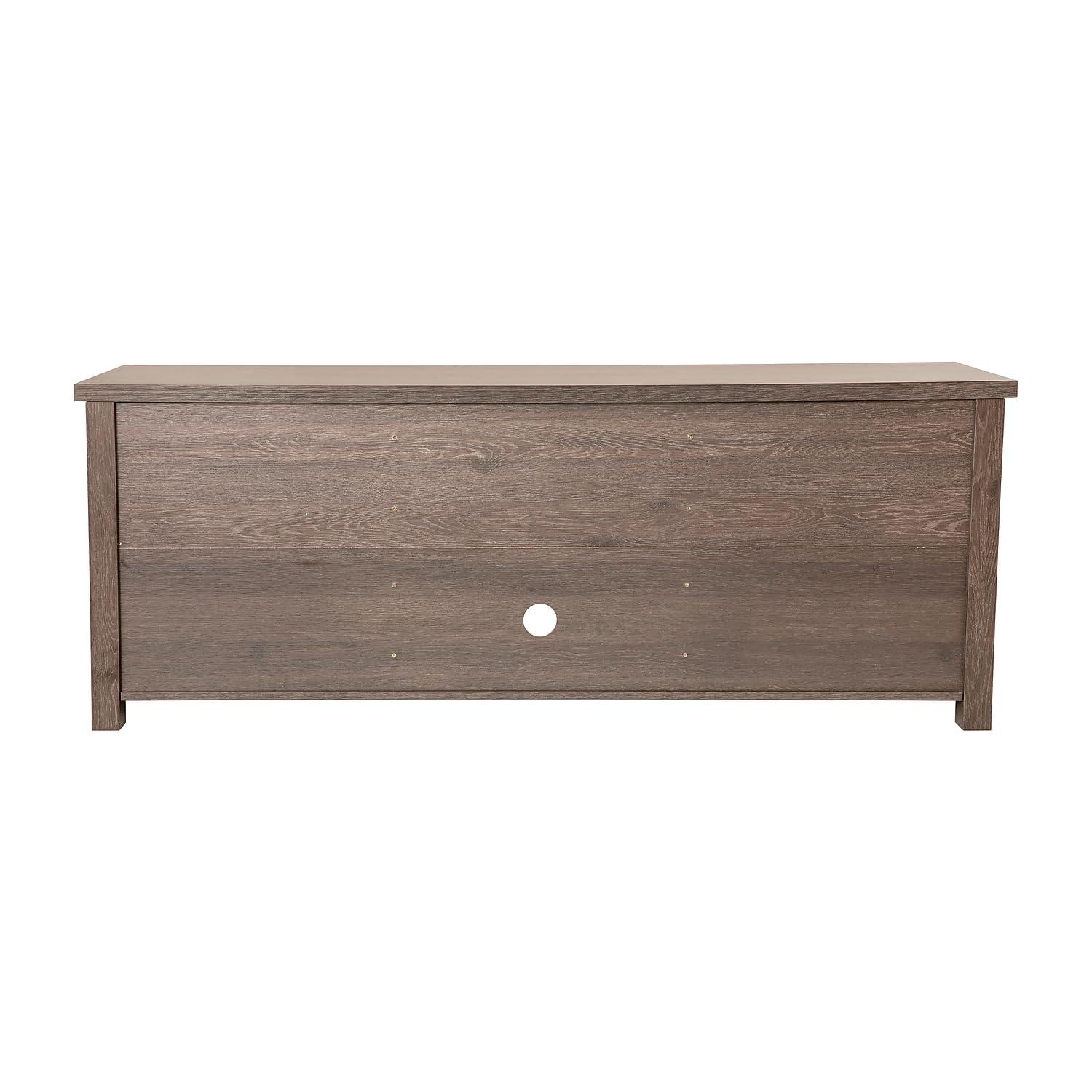 Flash Furniture Hatteras Classic TV Stand for up to 80" TVs with Glass Fronted Doors