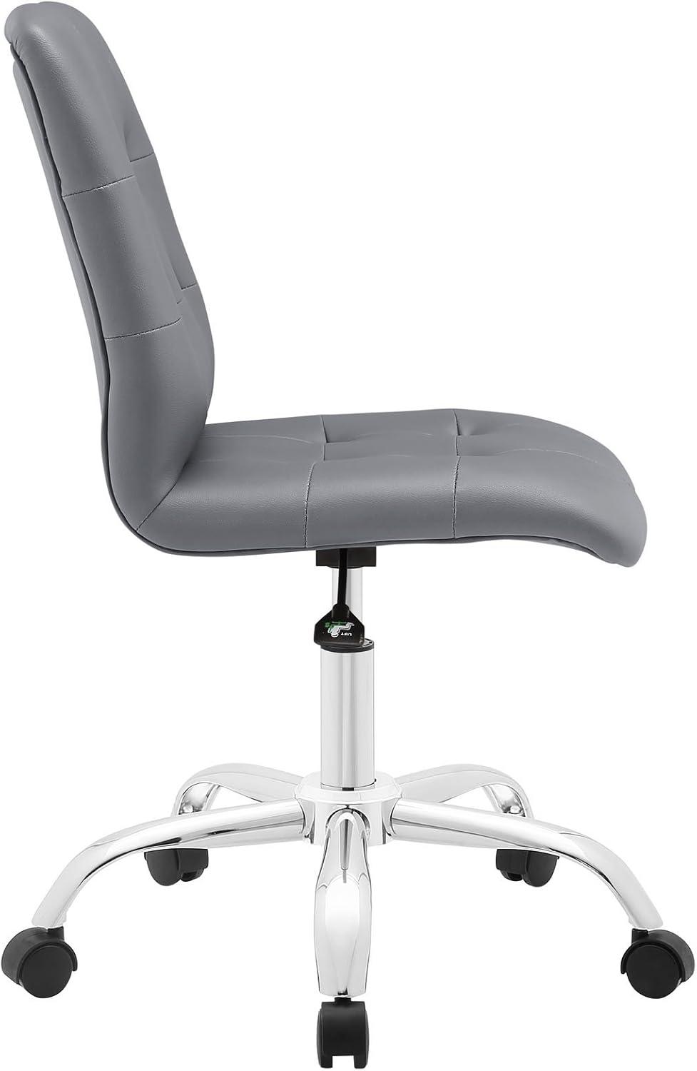 Modway Prim Armless Mid Back Office Chair