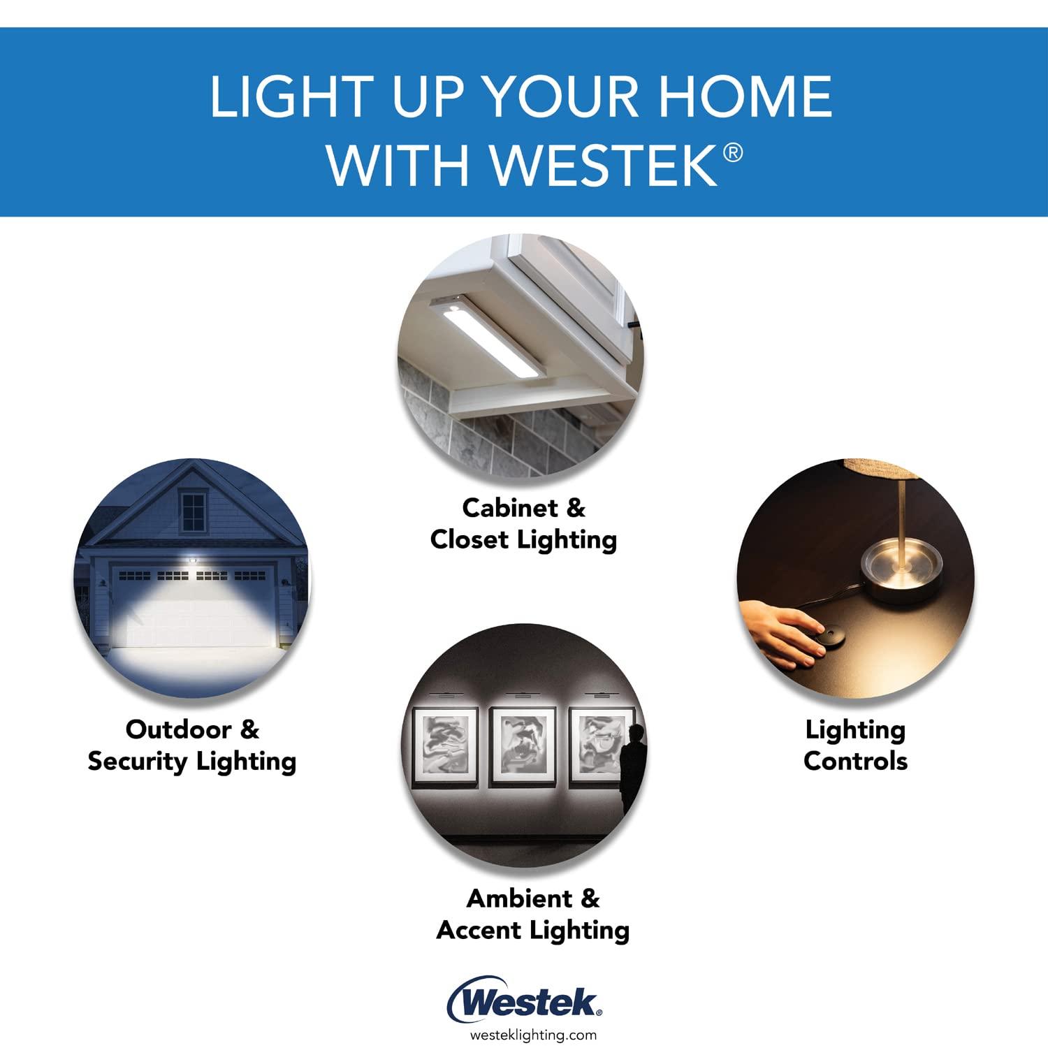 Westek White Battery Powered LED Puck Light 3 pk (BL-PCCT-W3)