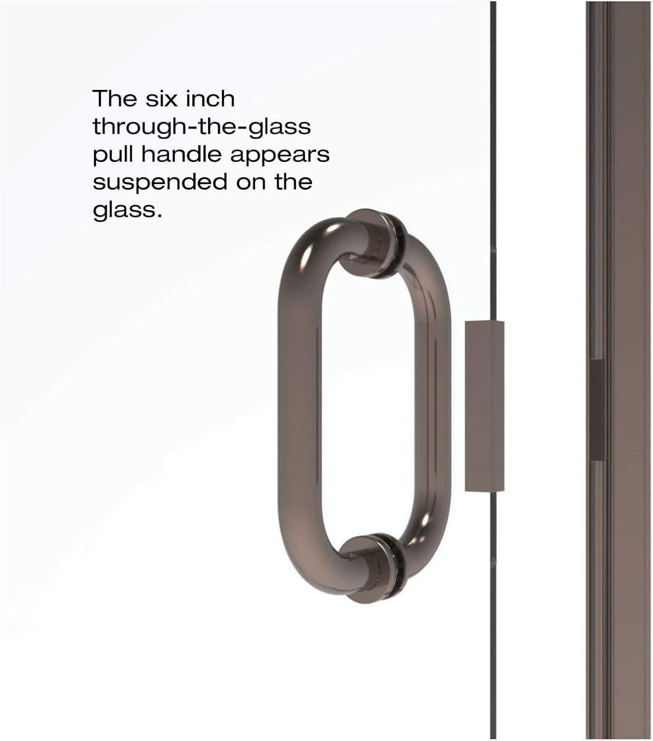 Infinity 33" W x 72" H Semi-Frameless Shower Door