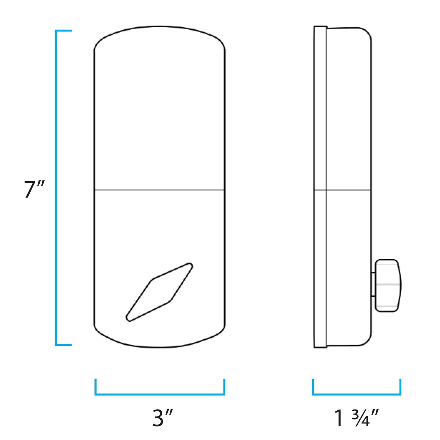 Complete Entry Lever Set with Electronic Deadbolt