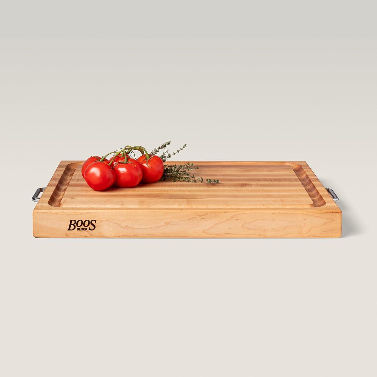 John Boos Wood Edge Grain Reversible Cutting Board