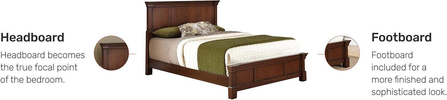 Homestyles Aspen Brown Queen Bed