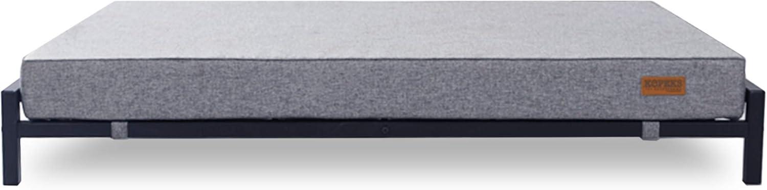 KOPEKS Elevated Foam Dog Bed - XL - Grey
