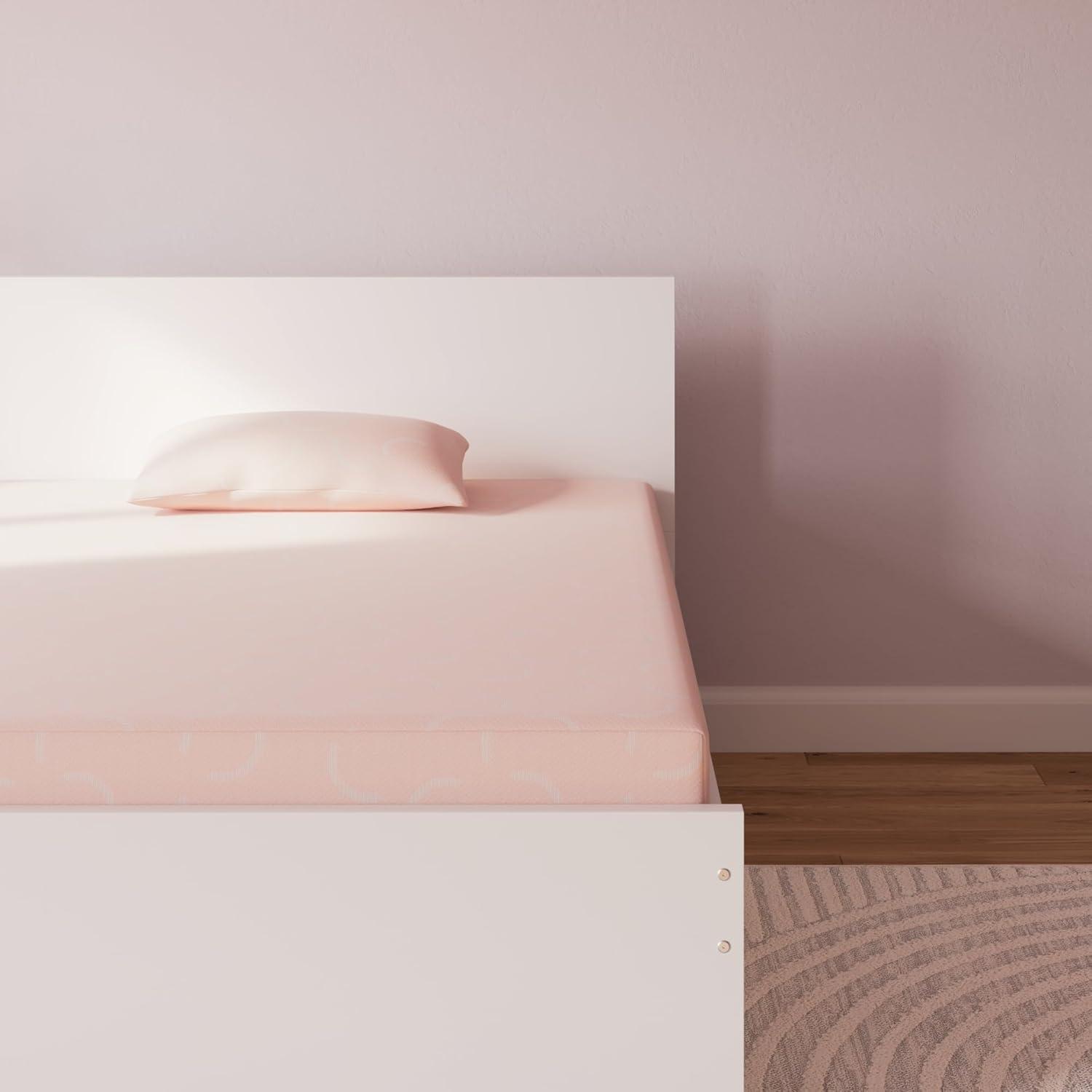 Signature Design by Ashley Ikidz Coral Twin Mattress And Pillow