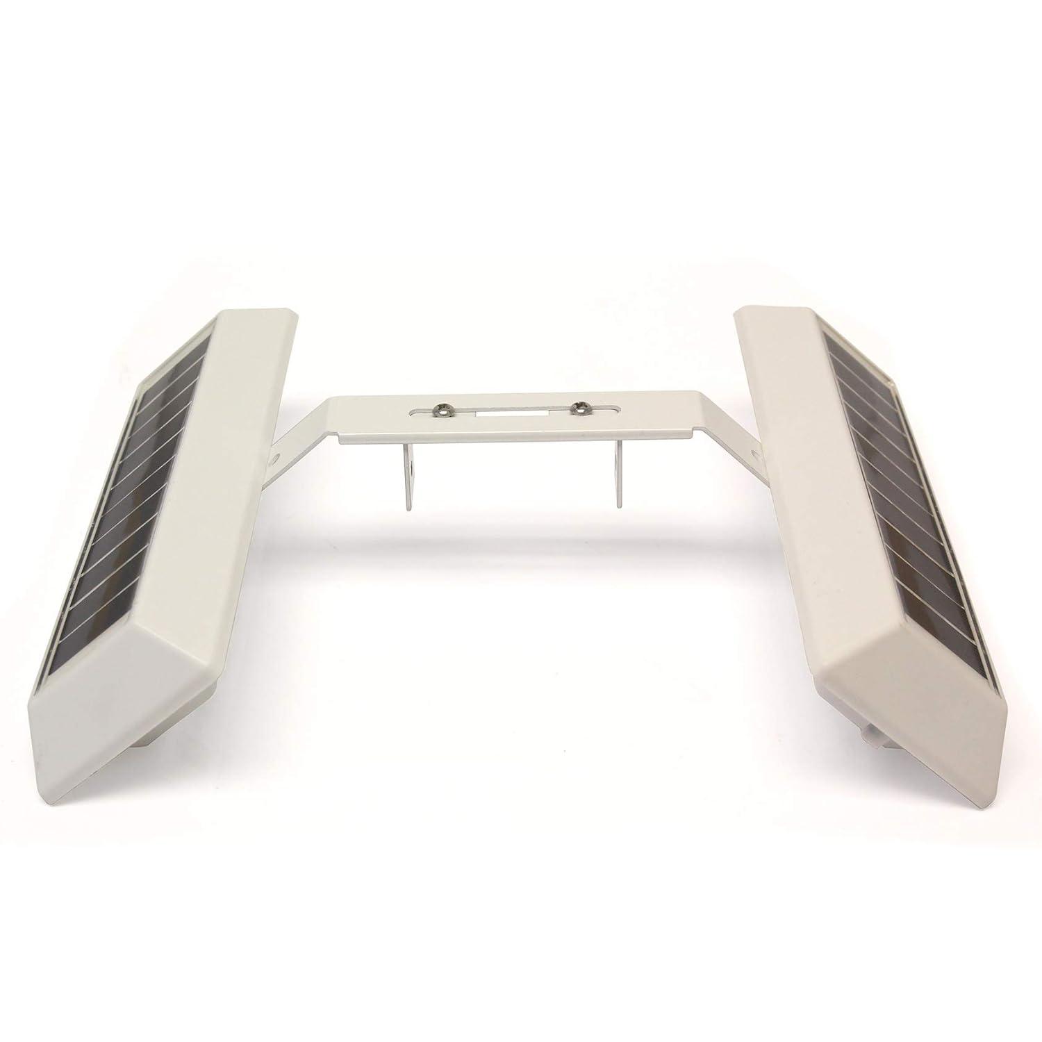 Touch of ECO LITEAGENT - Solar LED for Post & Sign Lighting - Includes Adjustable Mounting Bracket (Set of 2)