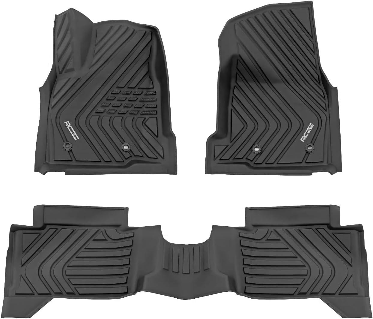 Rough Country Flex-Fit Floor Mats for 2016-2023 Toyota Tacoma - FF-71216