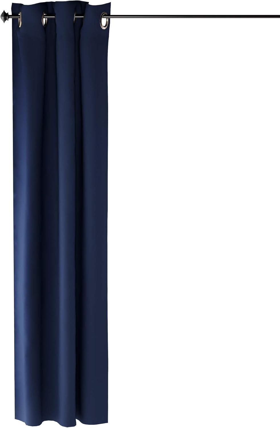 Furinno Collins Blackout Curtain 42 X 84 Inches 1 Panel, Dark Blue