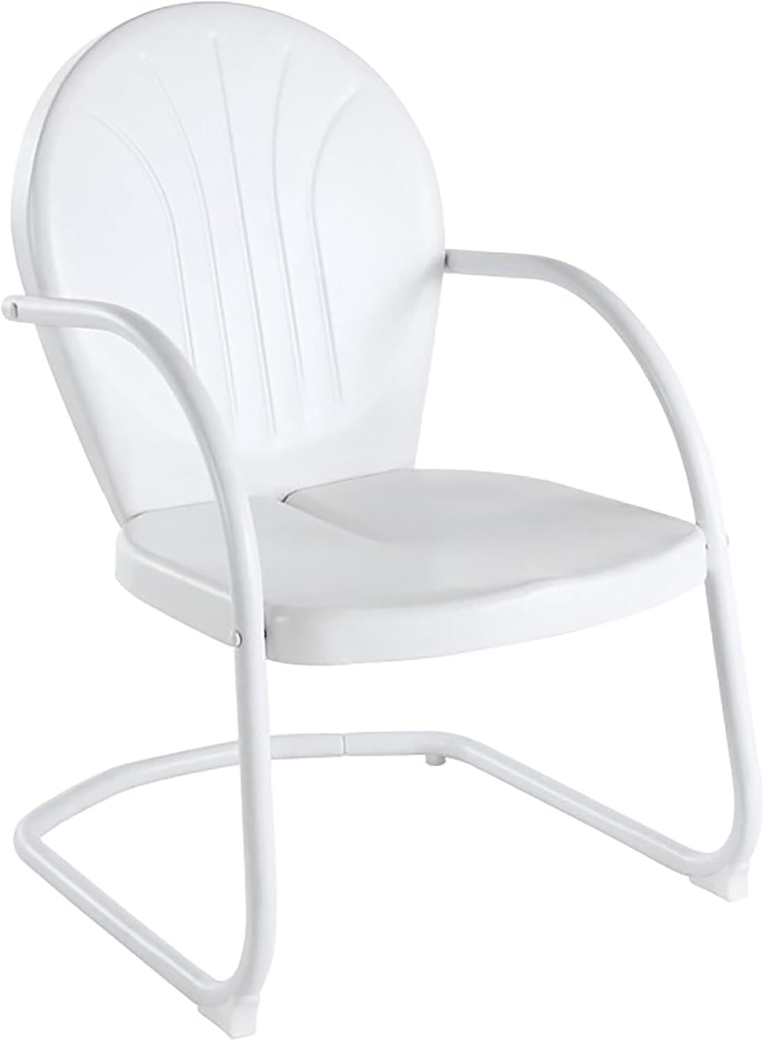 Crosley Furniture  GriffithMetal Chair - White Finish