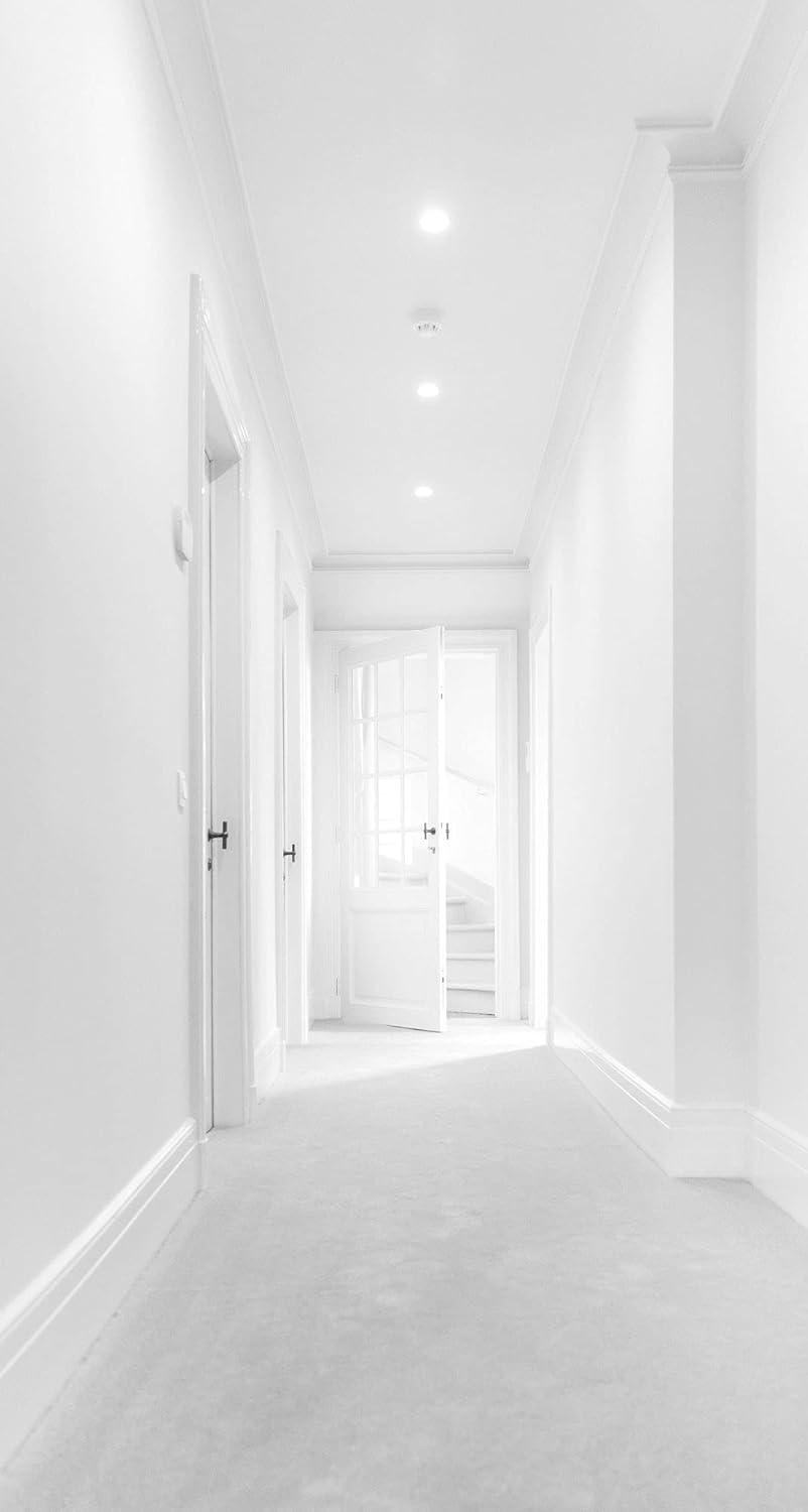 White 7-7/8in H x 78-3/4in Long Baseboard Moulding