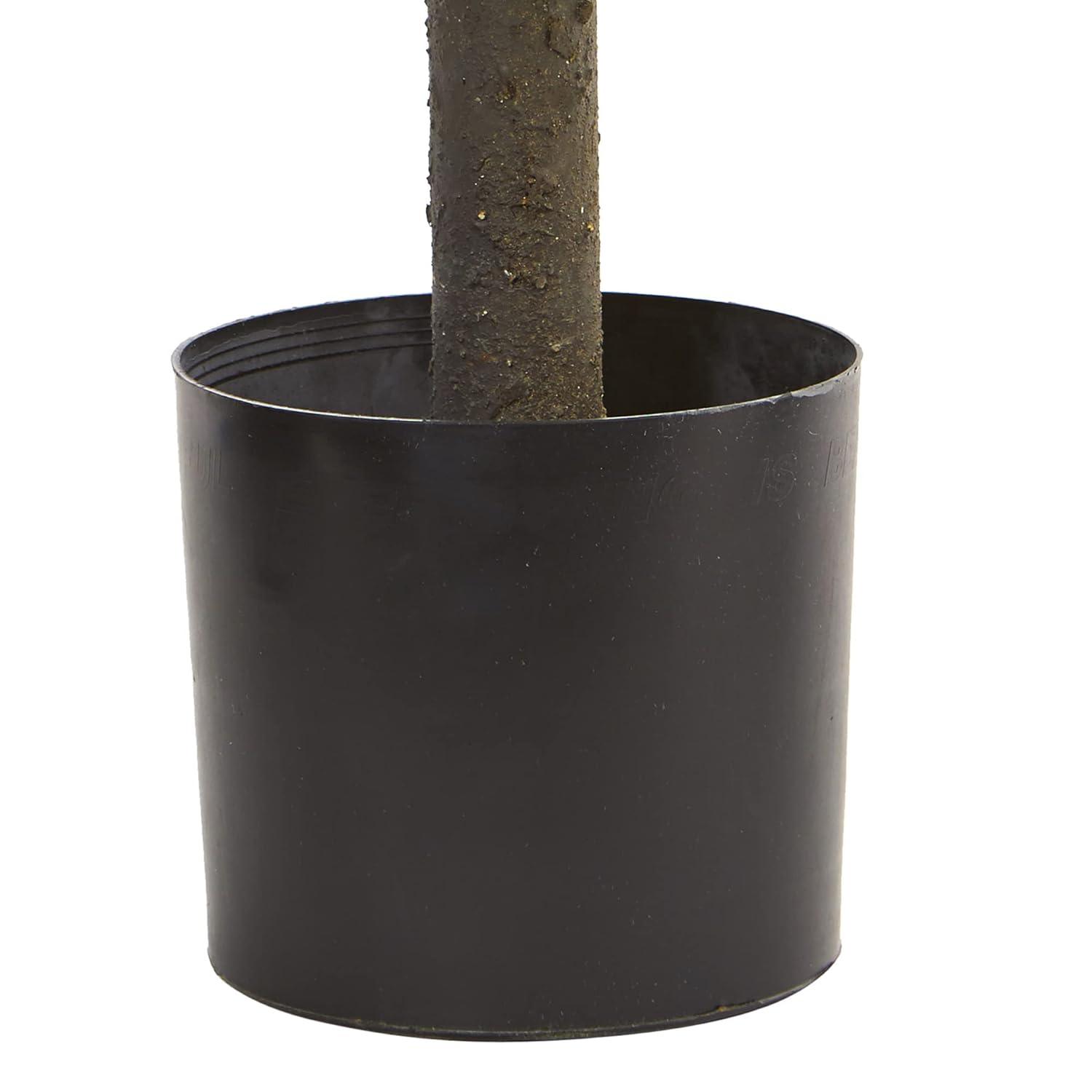 Nearly Natural 21-in Boxwood Ball Topiary Artificial Tree