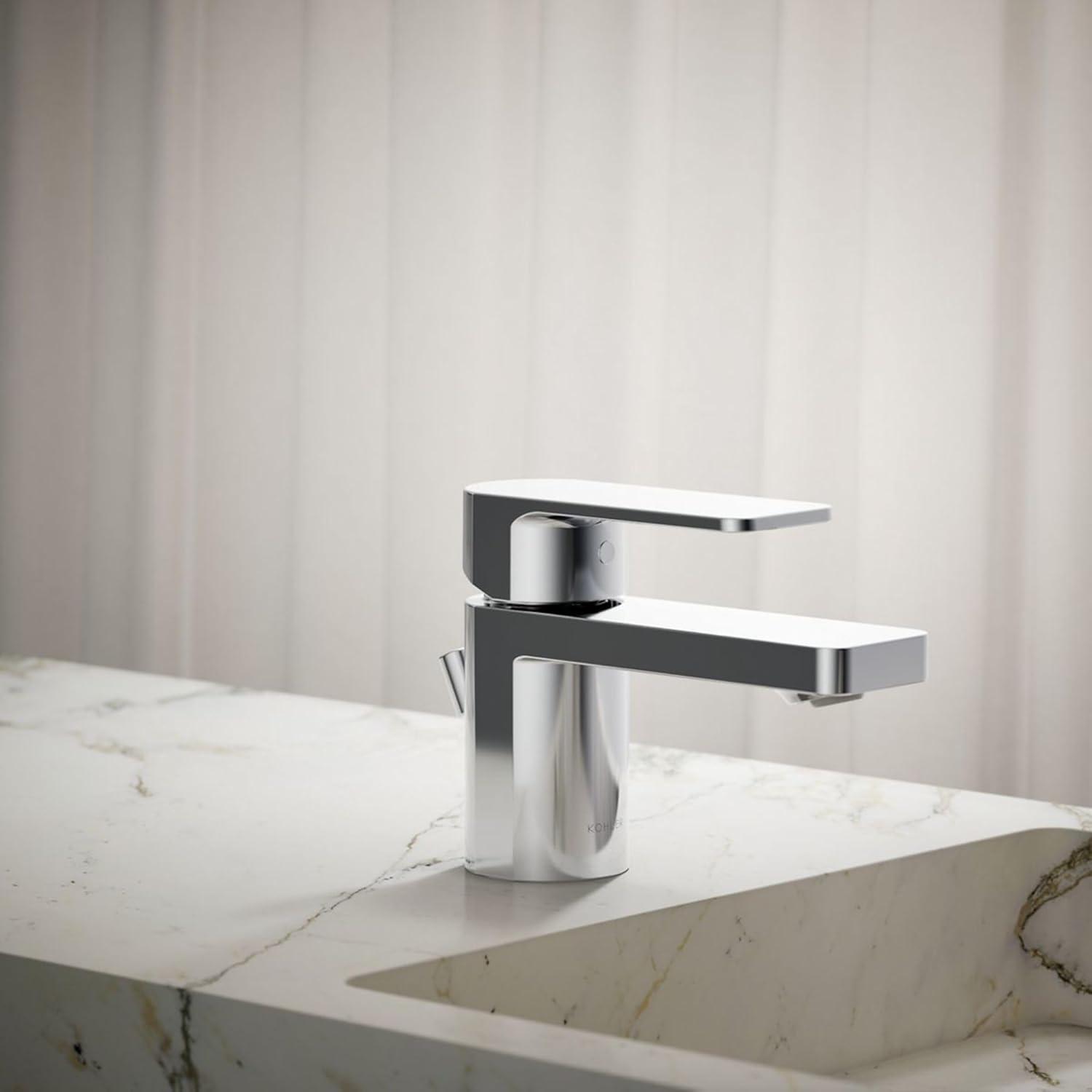 Parallel Single Hole Bathroom Faucet