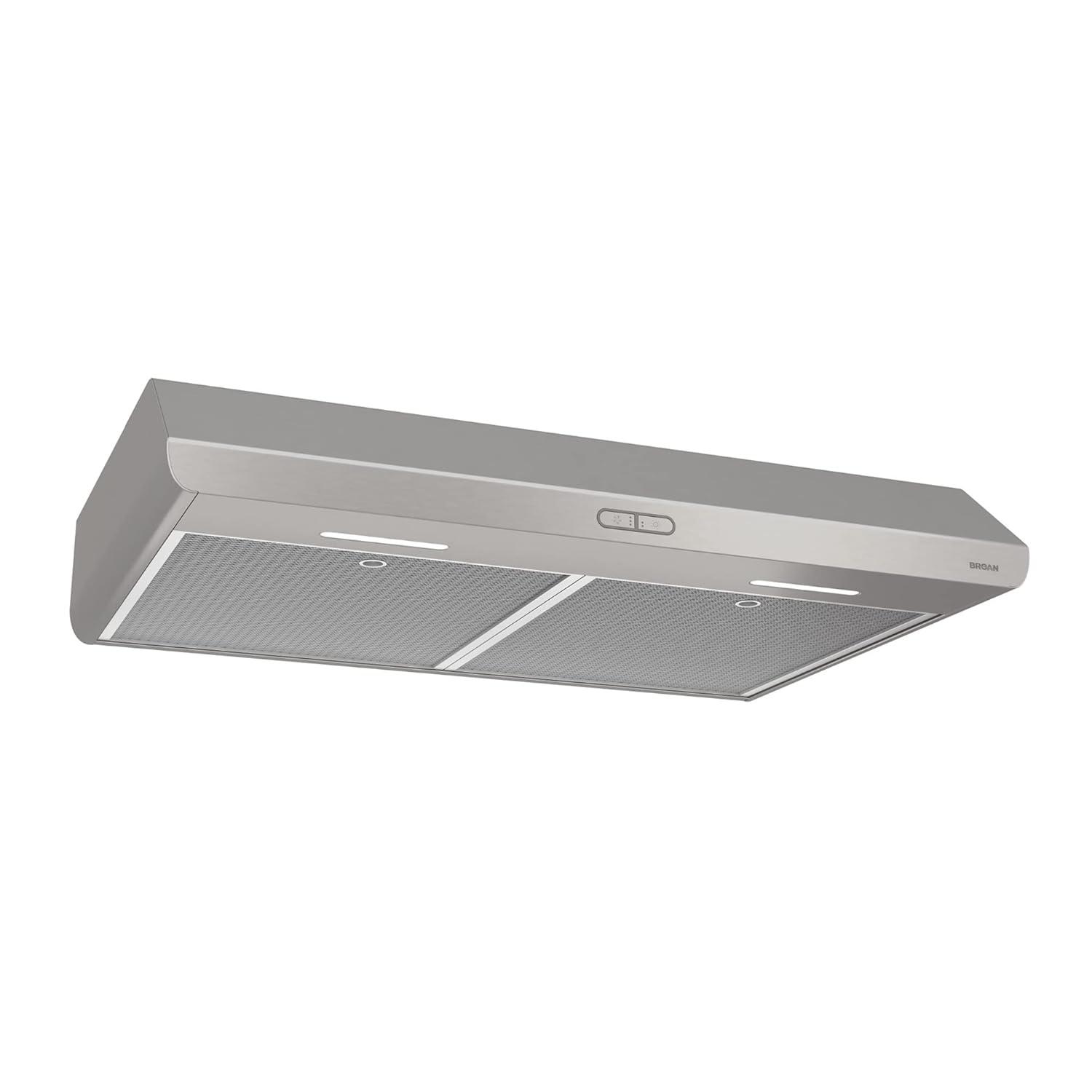 Broan BKDF130SSK 30 inch Stainless Under Cabinet Range Hood