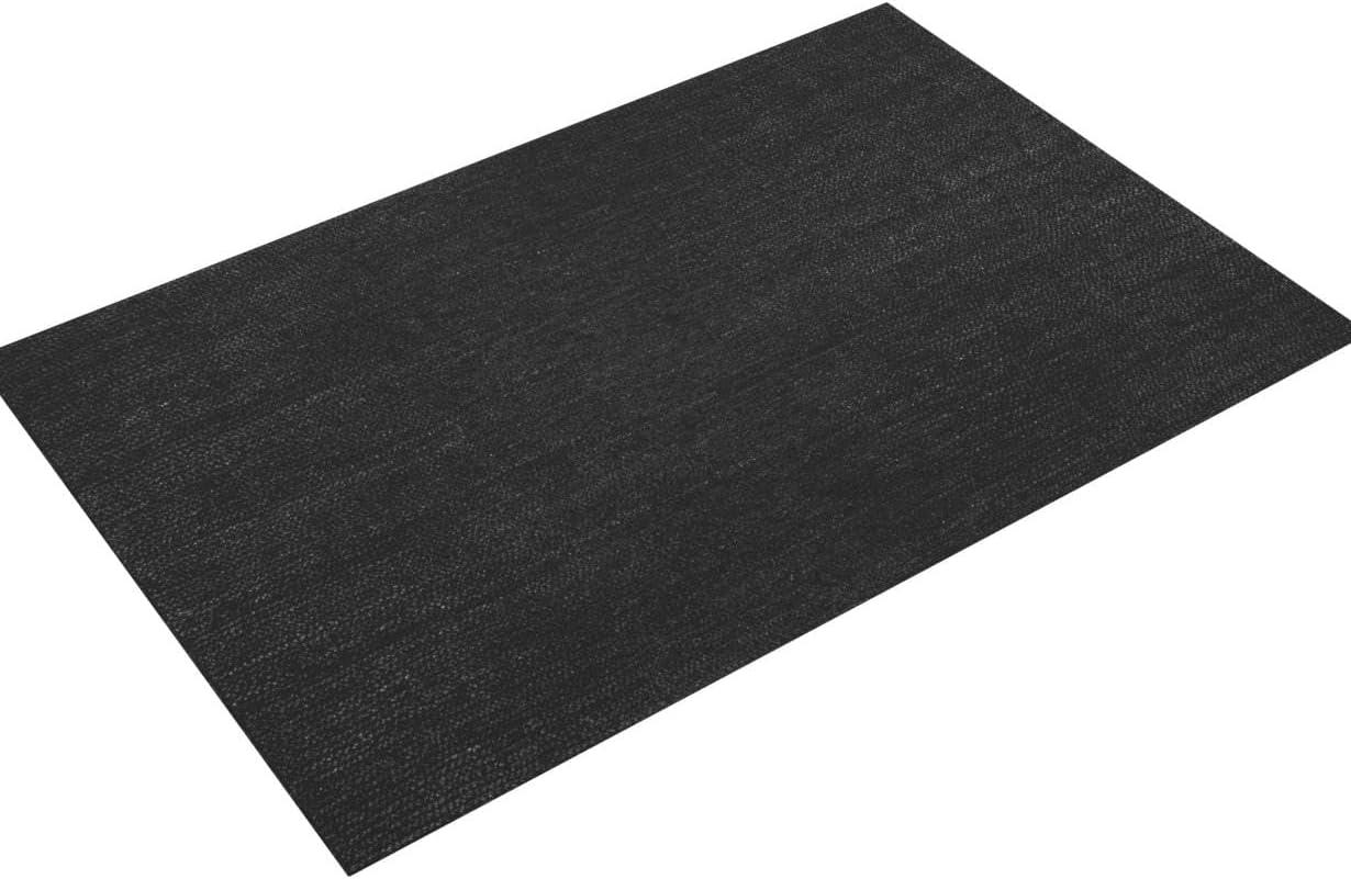 6'x9' Hand Woven Rigo Jute Area Rug Black - nuLOOM: Farmhouse Style, Low Pile, Rectangle, Indoor Use