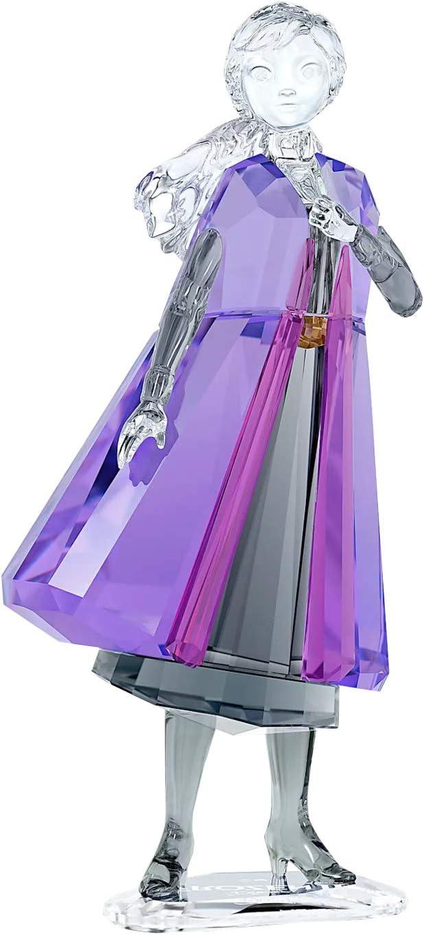 Swarovski Crystal Anna Figurine in Purple and Gray