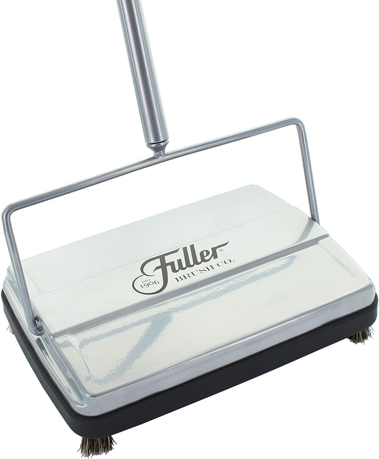 Silver Lightweight Portable Electrostatic Carpet and Floor Sweeper