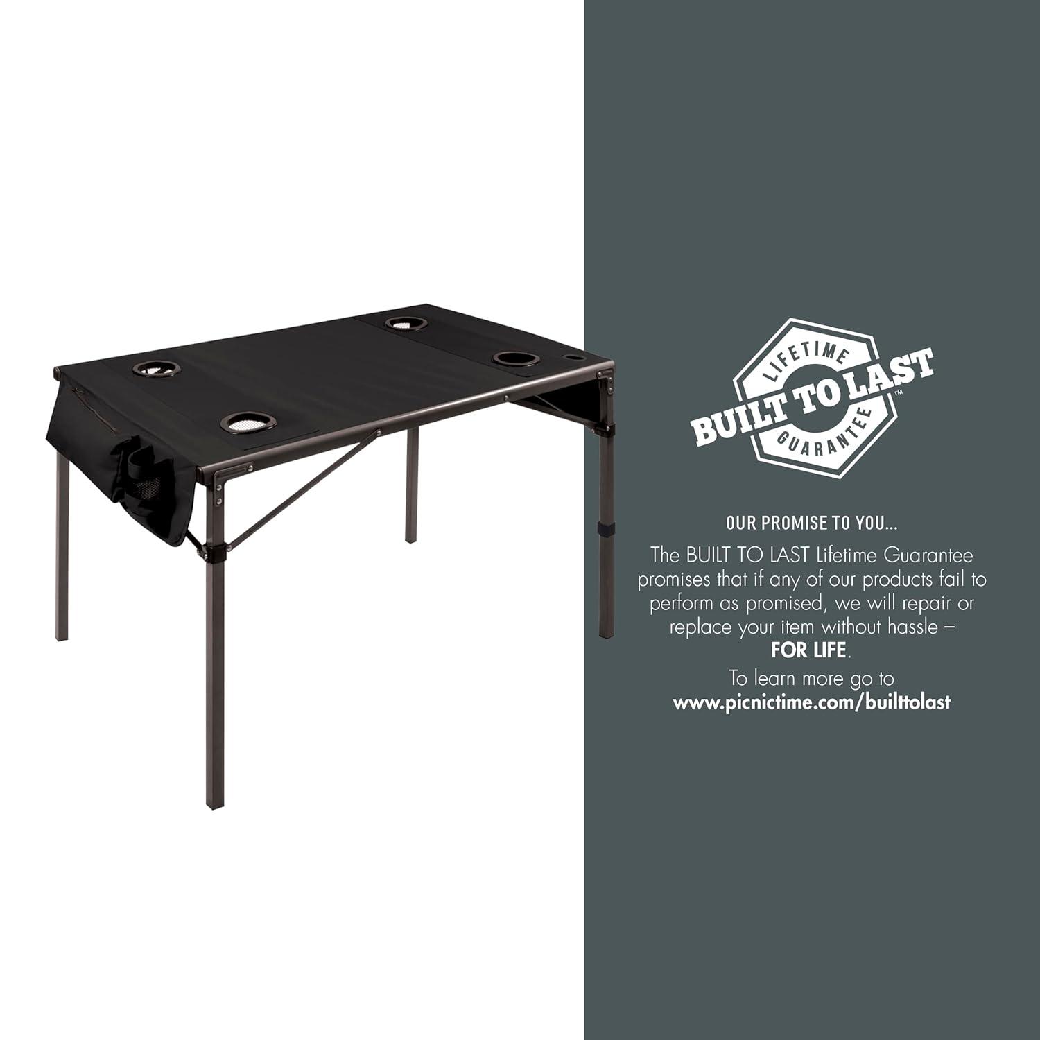 Arlmont & Co. Travel Table Portable Folding Table, Camping Table, Outdoor Table with Carry Bag Coso