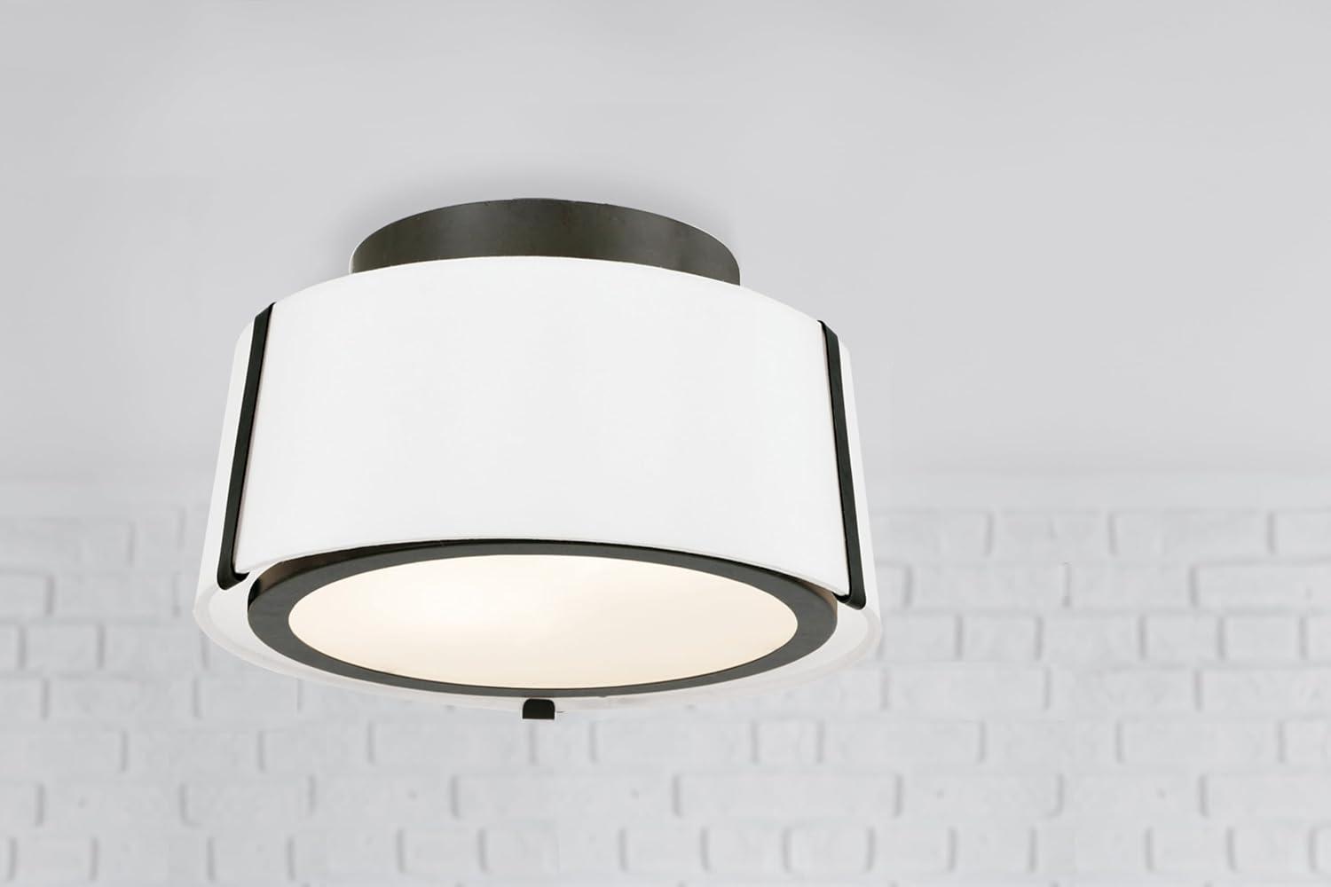 Crystorama Lighting - Two Light Ceiling Mount - Fulton - Two Light Flush Mount