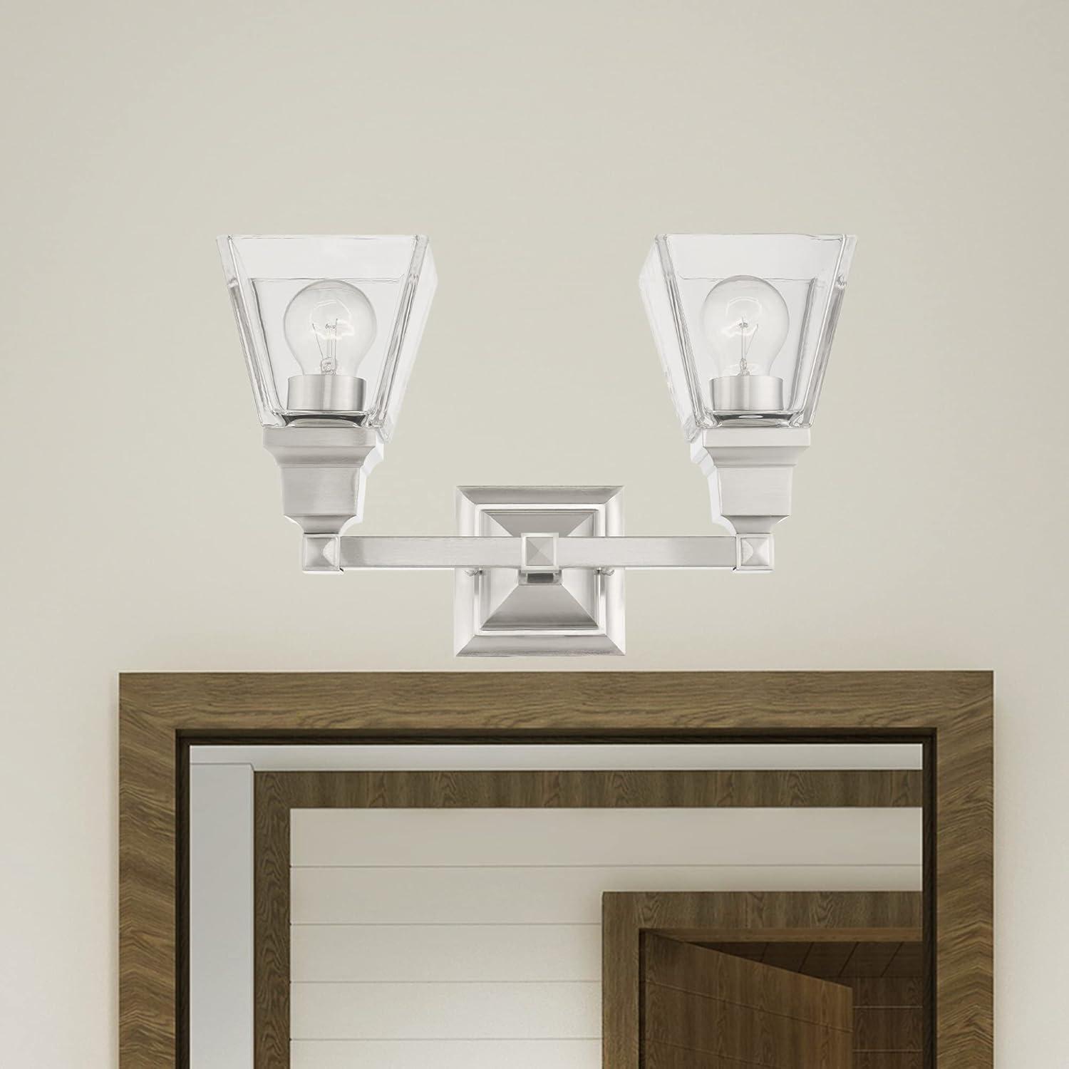 Livex Lighting Mission 2 - Light Vanity in  Brushed Nickel