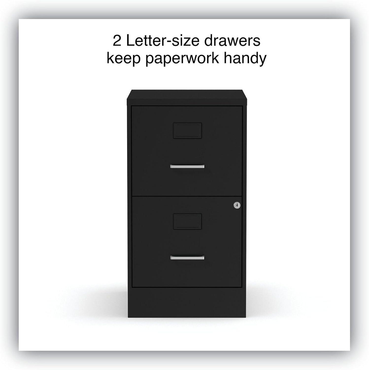 14'' Wide 2 -Drawer Steel File Cabinet