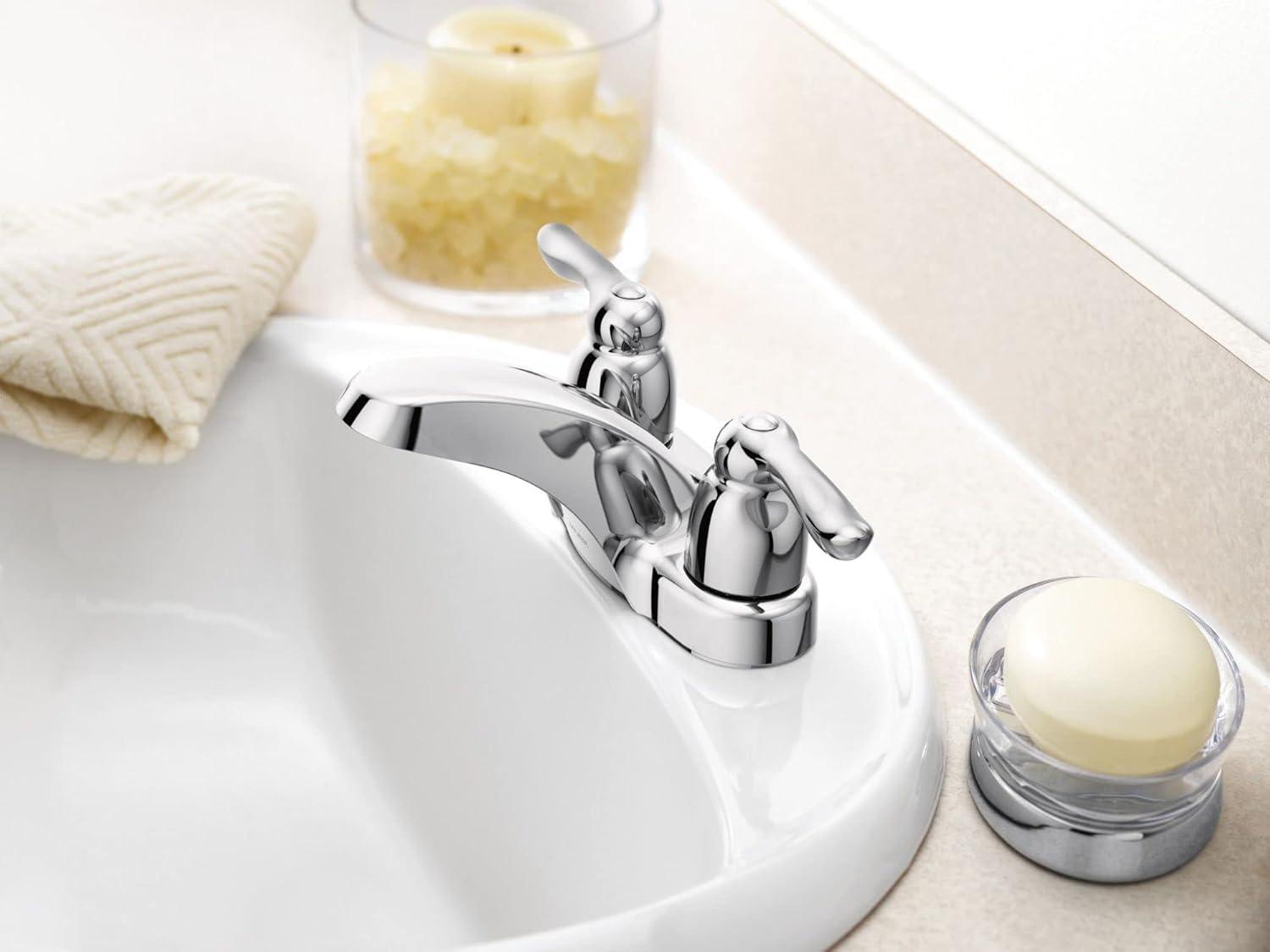 Chateau Centerset Bathroom Faucet with Drain Assembly Less Handles