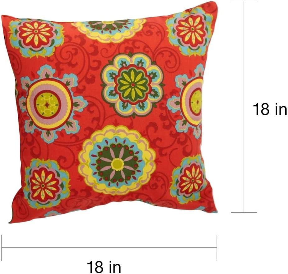 Indoor/Outdoor Reversible Throw Pillow