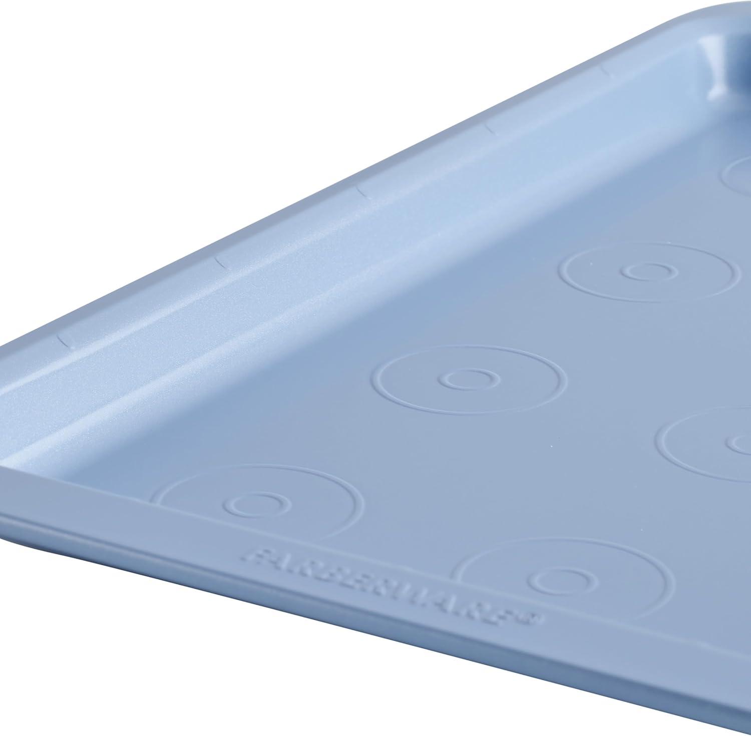 Farberware Easy Solutions Nonstick Bakeware Cookie Pan Baking Sheet, 10 Inch X 15 Inch, Blue