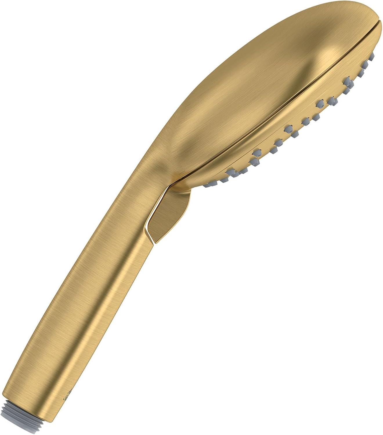 Spectra Brushed Gold Multi-Function Handheld Shower Head