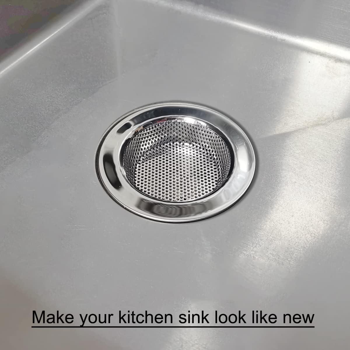 4.5 Inch Stainless Steel Kitchen Sink Strainer Basket Set