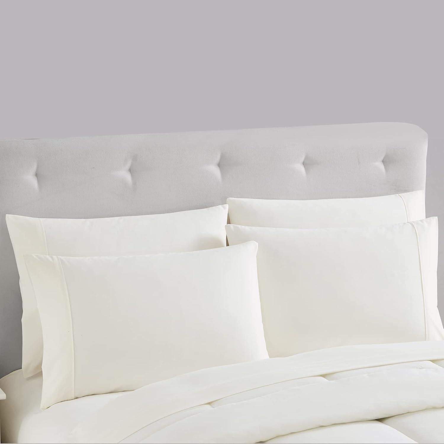 All Season Bed-in-A-Bag Solid Color Comforter & Sheet Set Ultra Soft Bedding by Sweet Home Collection®