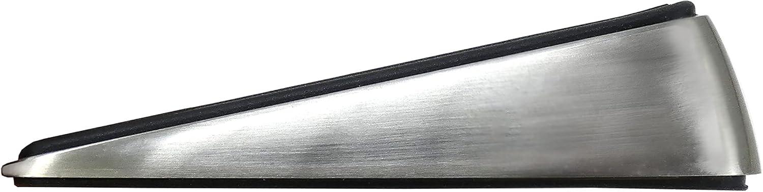 Shepherd Hardware Designer Satin Nickel Door Wedge with Non-Skid Rubber Base Grip