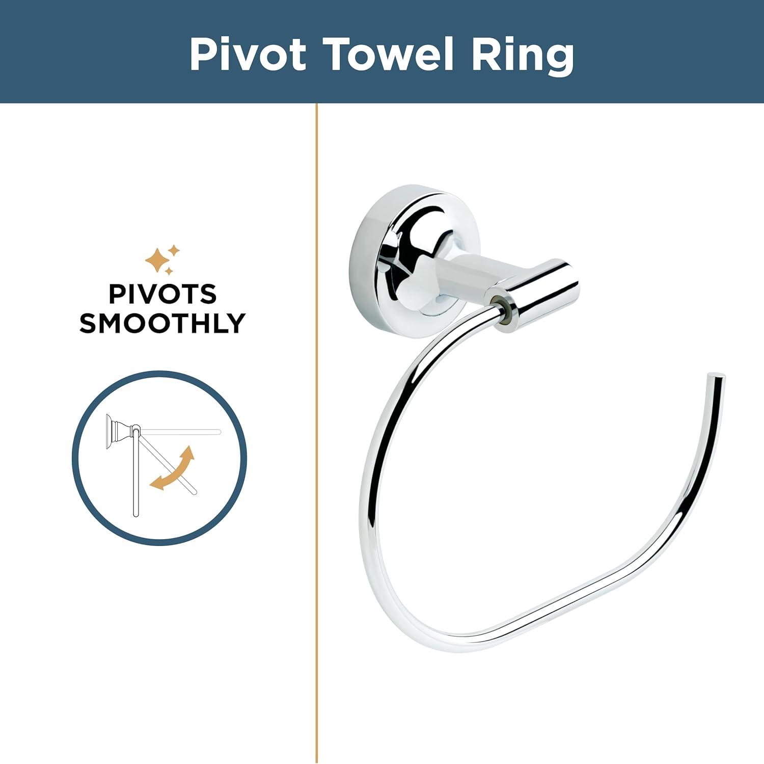 Voisin Round Open Towel Ring Bath Hardware Accessory