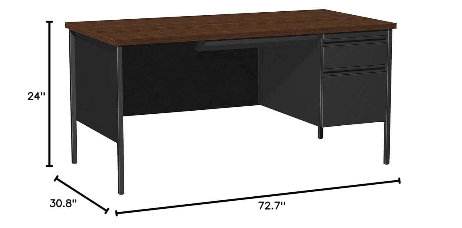 Fortress Metal Base Writing Desk